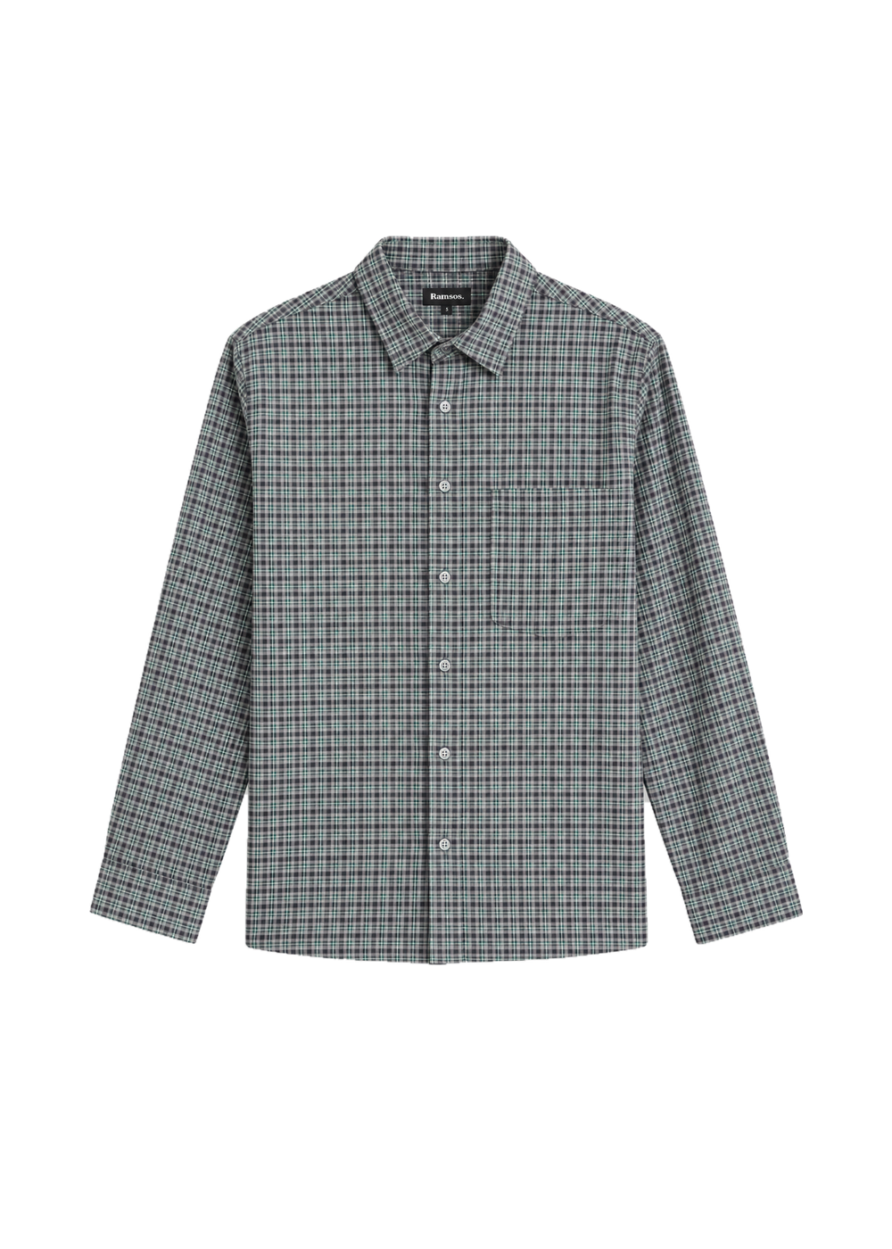 Square Shirt Green & Grey