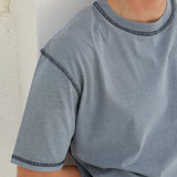 Inverted Trendy T-Shirt Light Blue