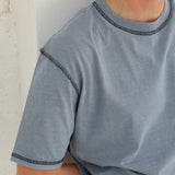 Inverted Trendy T-Shirt Light Blue