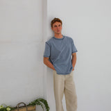 Inverted Trendy T-Shirt Light Blue