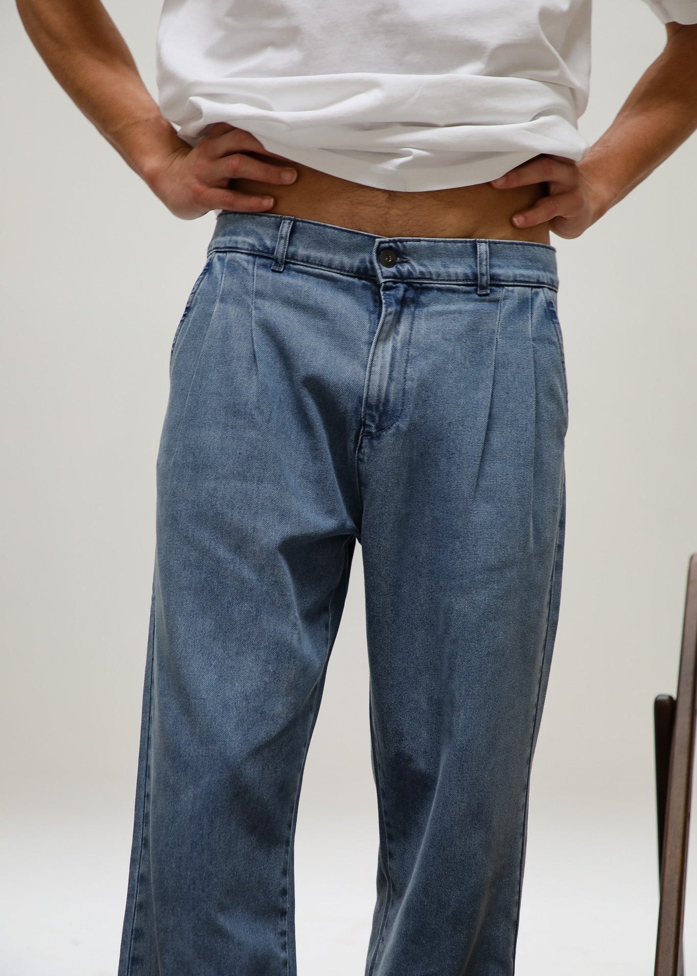 Retro Comfy Denim Pants